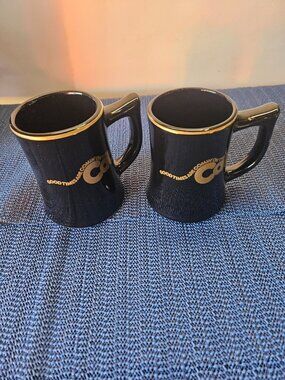 Two Vintage 1975 Arctic Cat Arctic Dealer Distributor Meeting Mugs (G4)